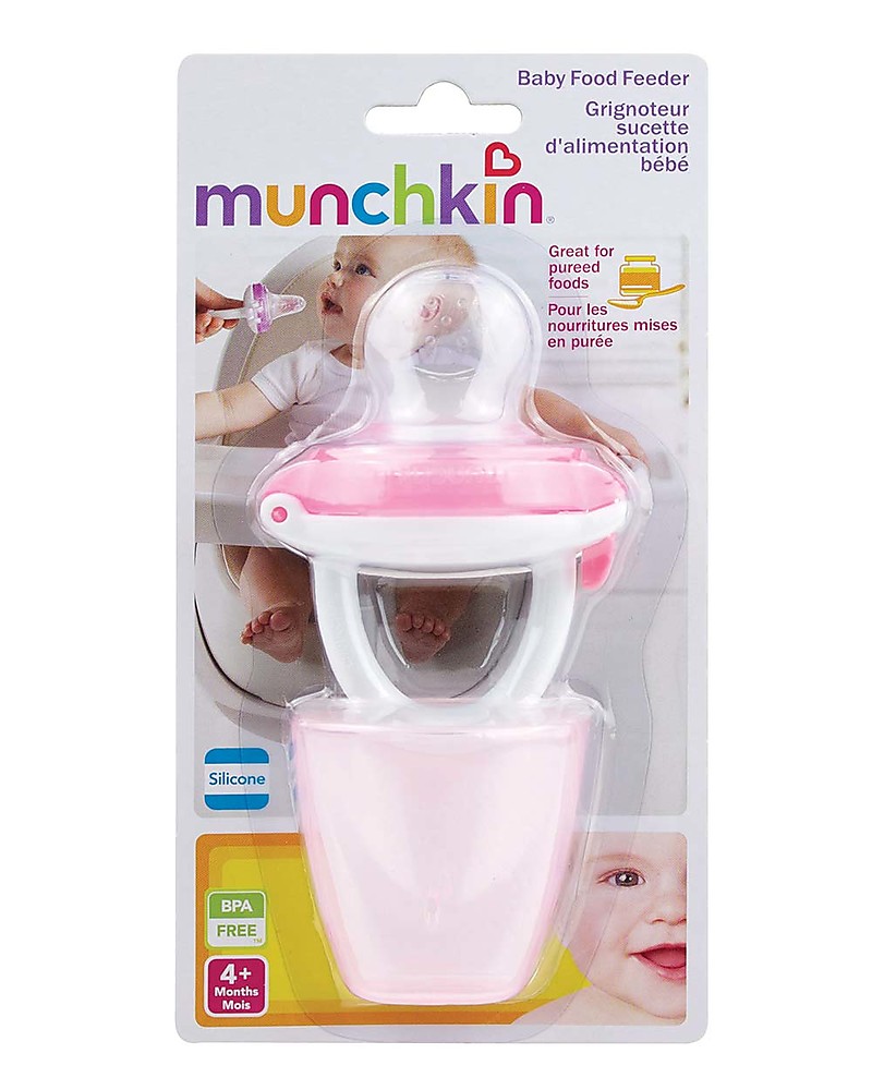 pink baby feeder